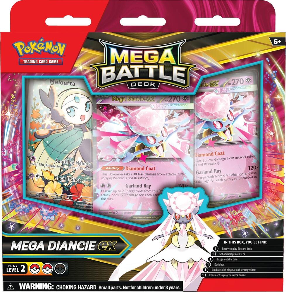 Pokémon Mega Diancie ex Mega Battle Deck