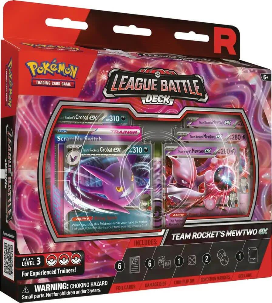 Pokémon Team Rocket's Mewtwo ex League Battle Deck