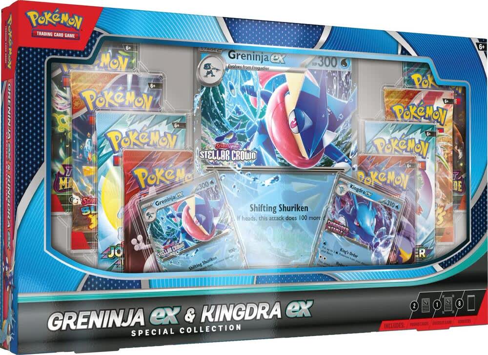 Greninja ex and Kingdra ex Special Collection