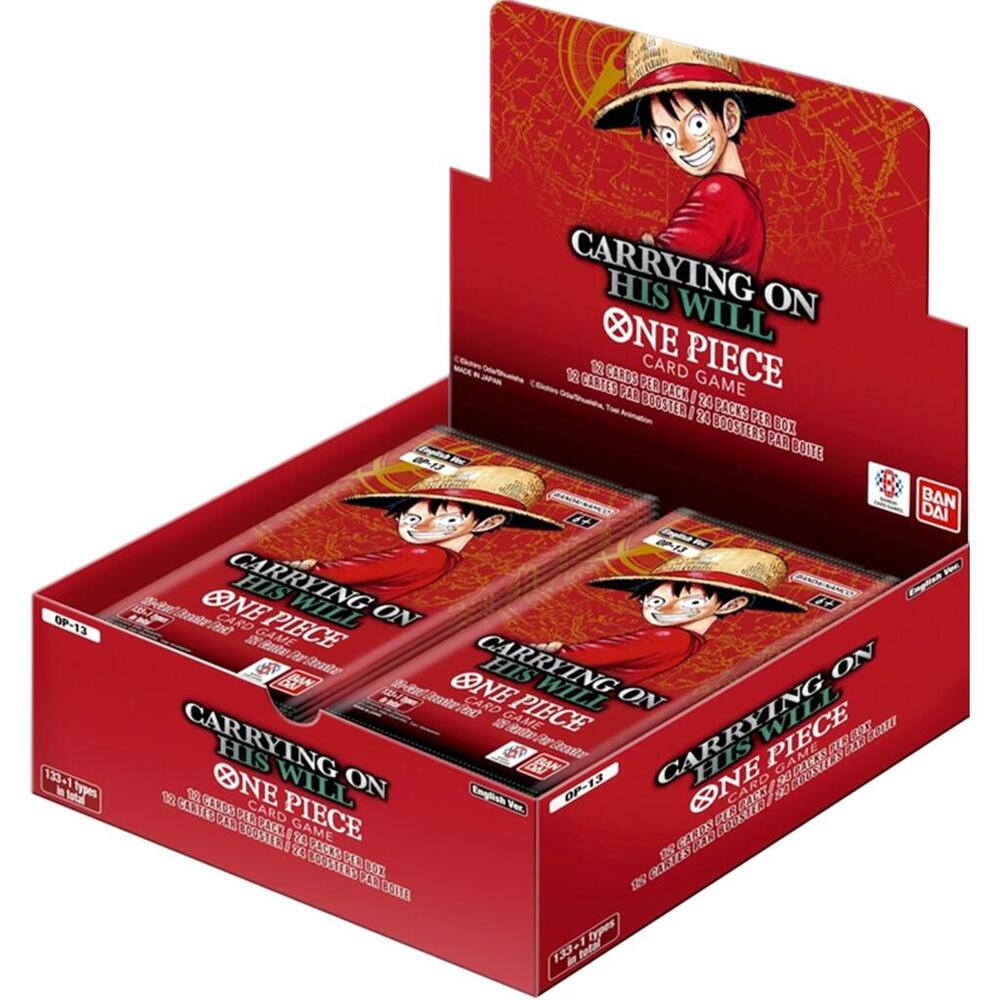 One Piece OP-13 Carrying On His Will booster box