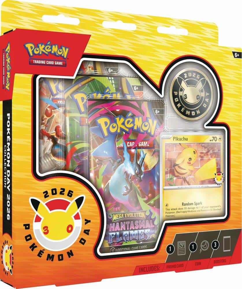 Pokémon Day 2026 collection with Pikachu promo