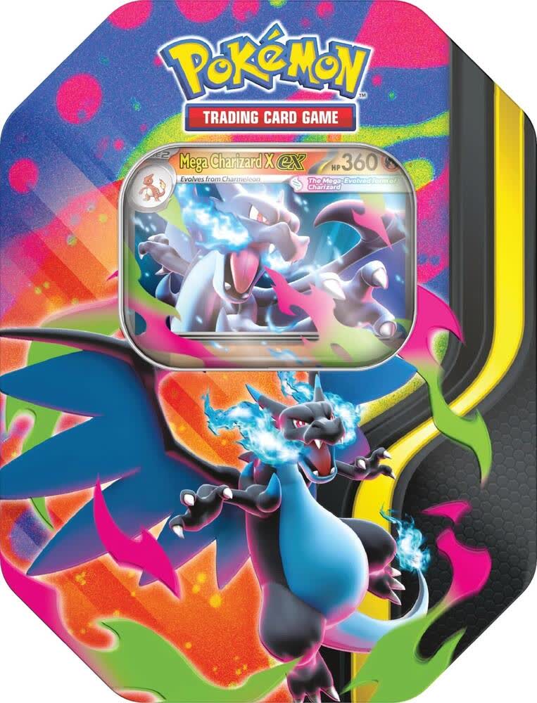Mega Charizard Tin with Mega Charizard X promo