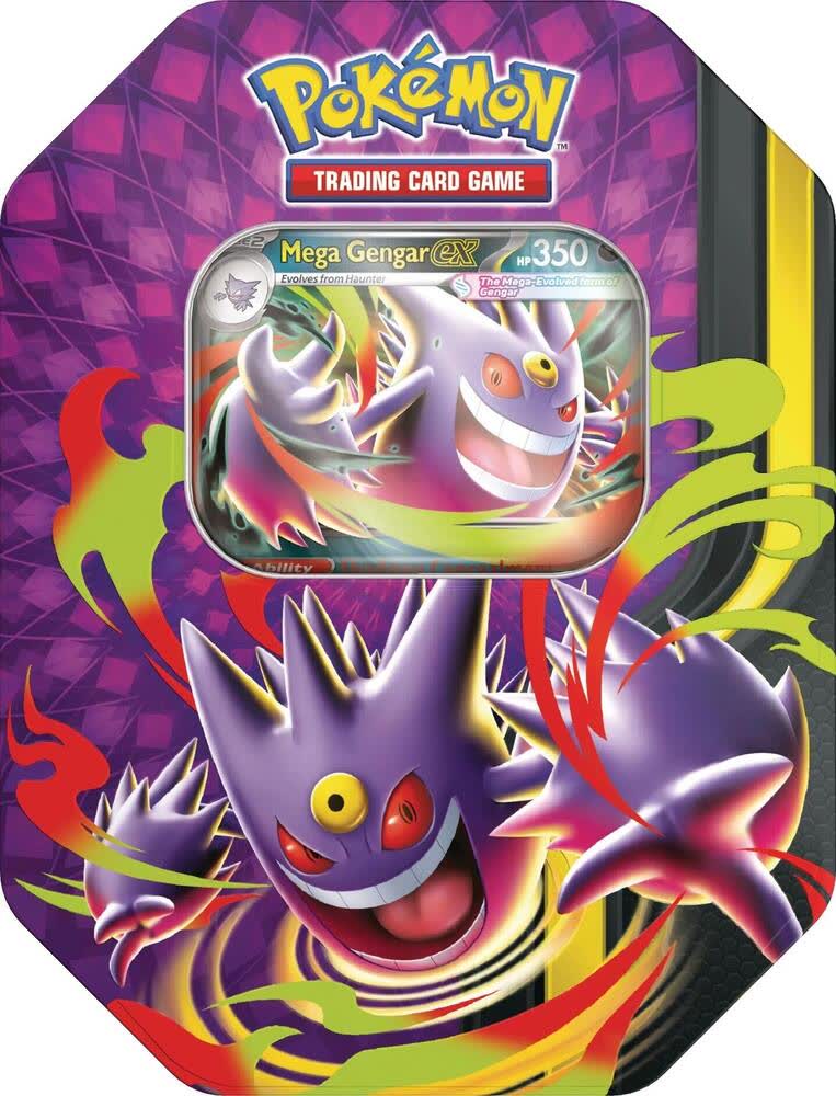 Mega Moonlit Tin with Mega Gengar ex